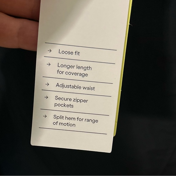 All in Motion Black Trench Coat Jacket Oversized Small Waterproof Wind Resistant - Picture 6 of 8